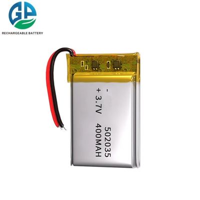 3.7v 리튬 배터리 전원 팩 리튬 폴리머 400mah/502035 리튬 폴리머 배터리