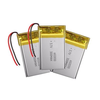 300mAh 3.7V 리 폴리머 배터리 단회로 보호