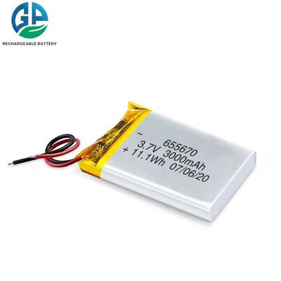 2c 리 폴리머 배터리 3000mAh 과충전 보호 기능