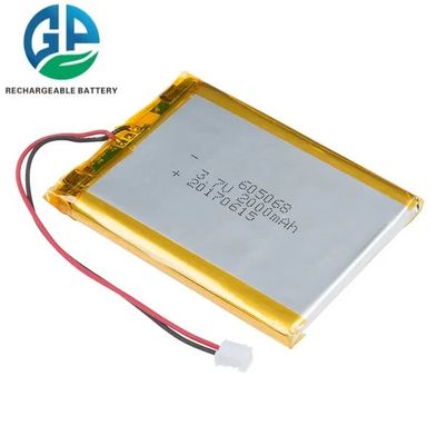 KC UL 승인 Li 폴리머 배터리 3.7 v 2000mah 605068 사자 폴리머 배터리 팩