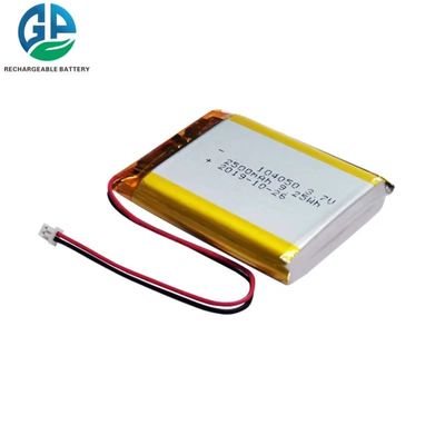 2500mAh 리 폴리머 배터리 과부전 보호 및 1C 충전 전류