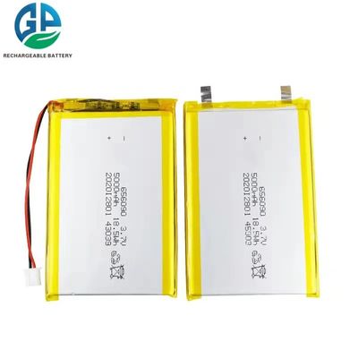 고 용량 5000mAh 3.7 V 리?? 이온 폴리머 배터리 500 턴 Lp656090