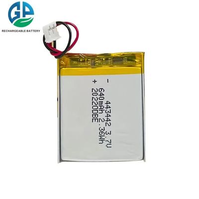 UN38.3 인증 3.7V 640mAh 리튬 폴리머 배터리 팩 - 디지털 장치용 충전식 LiPo 배터리