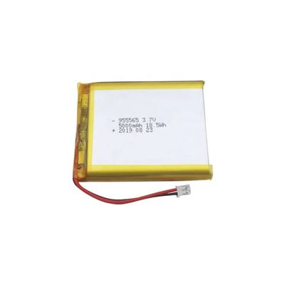955565 디지털 제품용 500주기를 가진 고 용량 5000mAh 3.7V 리?? 폴리머 배터리