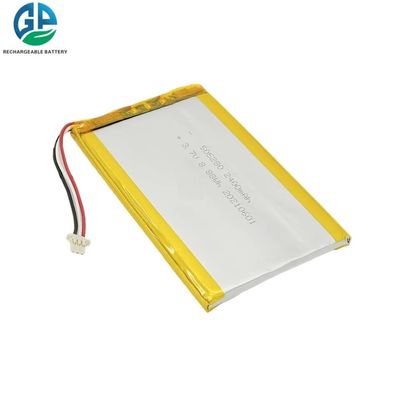 3.7v 505280 2400mAh 리?? 폴리머 배터리 팩 8.88wh