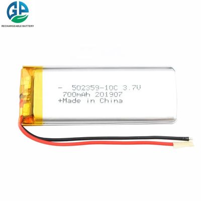 502359 모델 700mAh 10C 고방전율 리튬 폴리머 드론 배터리