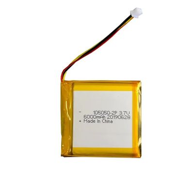 IEC62133 인증 6000mAh 리튬 폴리머 배터리 팩 맞춤 설계 리튬 폴리머 충전식 배터리