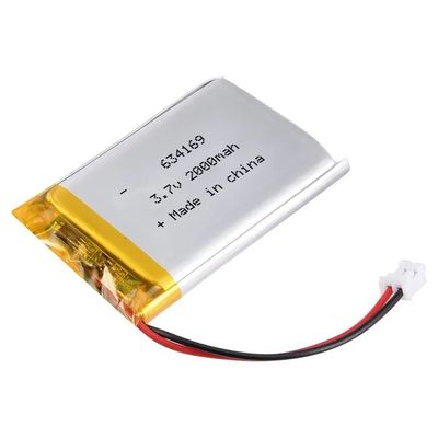 634169 리?? 폴리머 3.7 V 배터리 2000mAh 전력 저장 은행