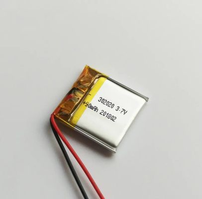 작은 3.7v 90 Mah 리 폴리머 배터리 302020