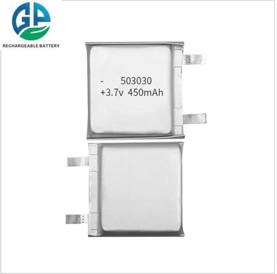 503030 3.7V 450mAh 리튬 폴리머 배터리 팩 (500회 사이클 수명, 뷰티 디바이스용)