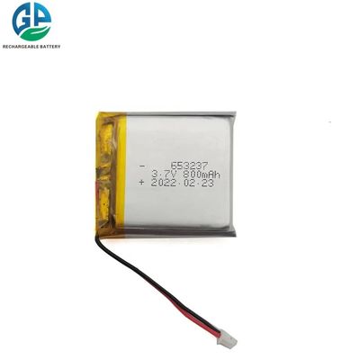 653237 3.7v 800mah 재충전 가능한 리 폴리머 배터리