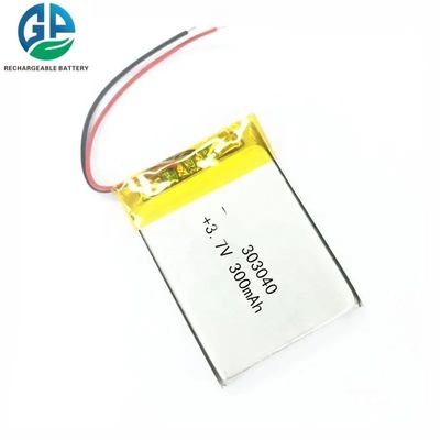99% 효율성 3.7V 300mAh 500배 사이클 수명 맞춤형 리포 배터리 패키지 리?? 폴리머 배터리