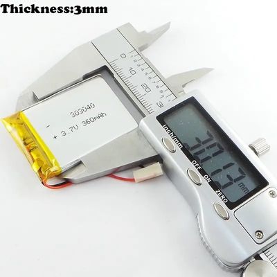 3.7v 300mAh 리?? 폴리머 배터리 팩 303040 Lp303040