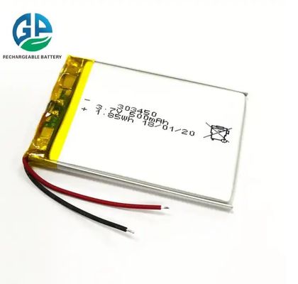 리 폴리머 KC 재충전 3.7V 500Mah 520Mah 리?? 이온 배터리 303450 3C 디지털 전자 배터리
