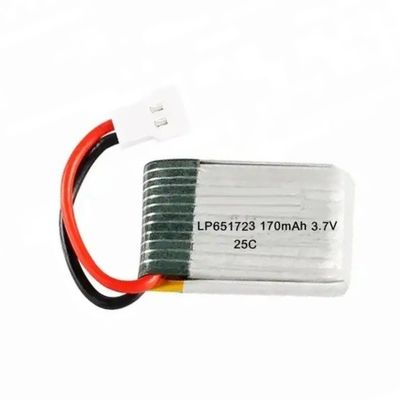 리?? 폴리머 배터리 651723 3.7v 150mah 170mah 리포 배터리 KC UL1642 IEC62133 드론 미니 RC 헬리콥터