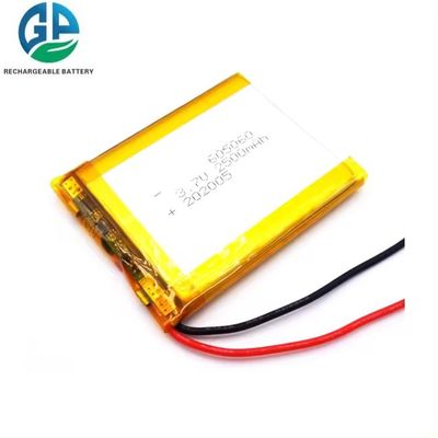 KC 재충전 가능한 3.7V 2500mAh 리?? 폴리머 배터리 리포 배터리 팩 605060 IEC62133 승인