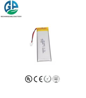 높은 용량 3.7v 450mah 리?? 폴리머 배터리 팩 스마트 워치에 재충전