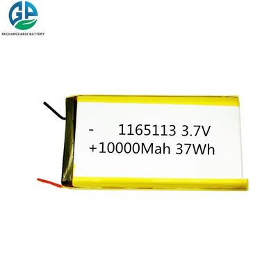 리 폴리머 배터리 재충전 리포 배터리 1165113 3.7v 10000mah 리 폴리머 배터리
