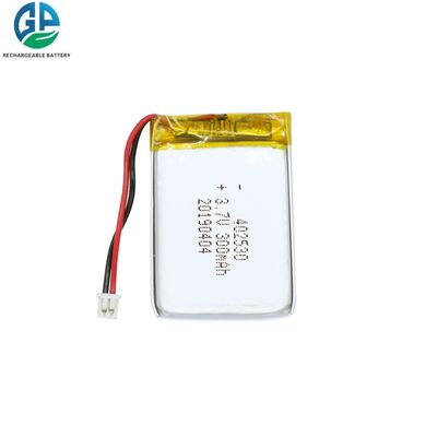 KC IEC62133 승인 3.7V 400mAh 재충전 배터리 팩 리포 리?? 폴리머 배터리