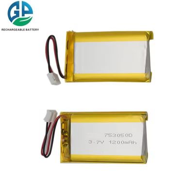 Gpe 753050 3.7v 1200mah 재충전 가능한 리?? 폴리머 배터리 KC 승인