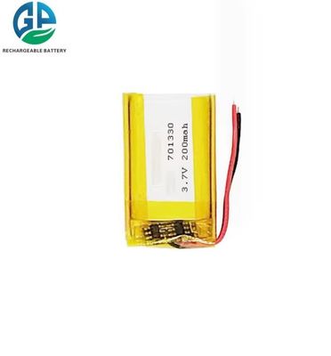 전자 장난감 및 휴대용 소독 제품용 소형 3.7V 200mAh 701330 리튬 폴리머 배터리
