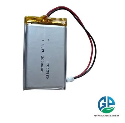 고출력 리포 배터리 803860 리 폴리머 배터리 2000mAh 3.7v 재충전 가능한 리포 배터리