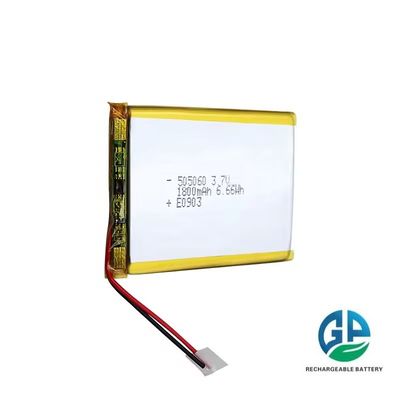 높은 방출 속도 배터리 3.7V 1800mAh 30C Max60C 충전 6.6wh 505060 농업용 리포 배터리 드론