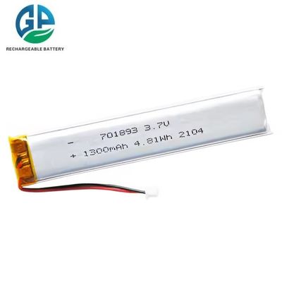 높은 충전 속도 1300mAh 리 폴리머 배터리 과충전 보호 재충전 리?? 배터리