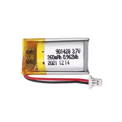 901428 260mAh 3.7V 500 사이클 리?? 폴리머 배터리 팩 사용자 지정 리포 배터리