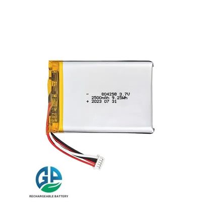KC IEC62133 승인 2500mAh 3.7V 리?? 폴리머 배터리 재충전 가능한 리포 배터리 팩