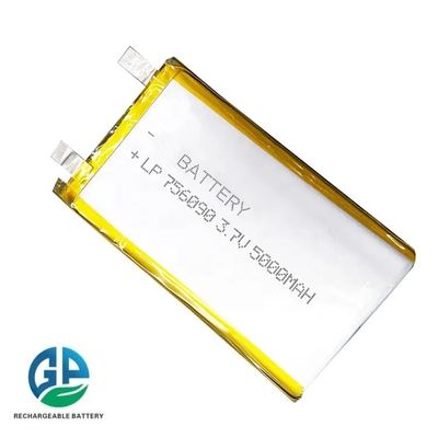 디지털 제품용 고 방출률 배터리 30C KC UN38.3 인증 3.7V 756090 3.7v 5000mah 리?? 이온 배터리