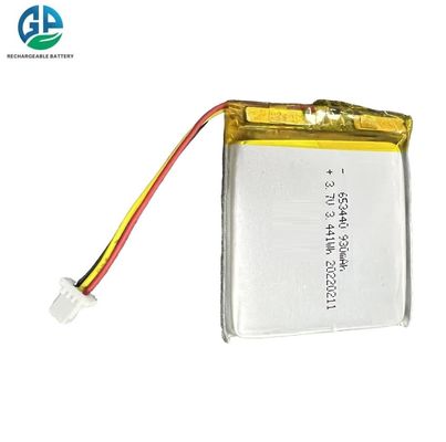 높은 방출률 배터리 653440 3.7V 930Mah 리?? 이온 재충전 배터리 리포 리?? 폴리머 배터리 팩 RoHS