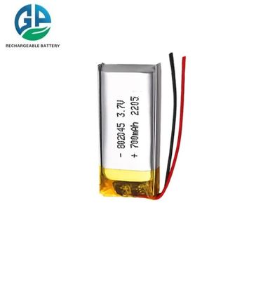 700mAh 10c 높은 배열 속도 802045 리?? 폴리머 배터리 3.7V 700mAh