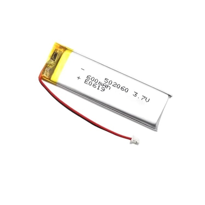 충전식 배터리  리튬 폴리머 배터리 셀 충전식 배터리 3.7v 600mah  팩 모델 품질 502060 소형 리튬 폴리머 배터리 Lipo 3.7v 600mAh KC 인증 배터리