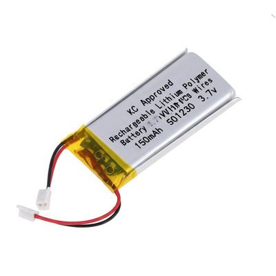 KC 승인 3.7V 150mAh PCB 와이어와 재충전 가능한 리?? 폴리머 배터리