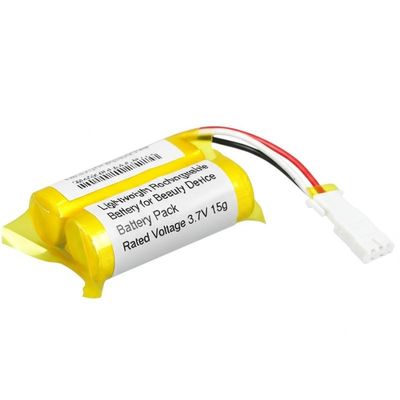 뷰티 기기용 경량 900mAh 용량 500회 수명 충전식 배터리 팩