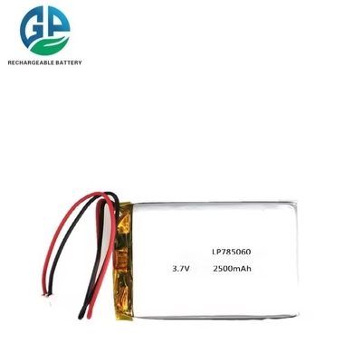 KC 충전식 3.7v 리튬 폴리머 배터리 Li Ion Lipo 배터리 2500mah Lipo 배터리 3.7v 2500mah 785060 3.7v 2600mah 3000mah 리튬 폴리머 충전식 배터리