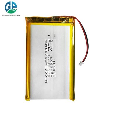 고용량 3.7v 18.5wh 맞춤형 리튬 폴리머 배터리 충전식 리튬 폴리머 배터리 105085 3.7V 5000mah