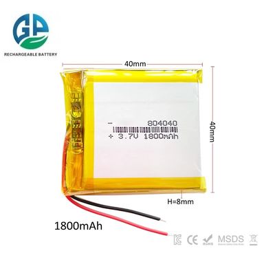 높은 방출 속도 배터리 30C Max60C 재충전 6.6wh 리?? 폴리머 배터리 1800mAh 804040 포스 핸드헬드 게임 플레이어용 재충전