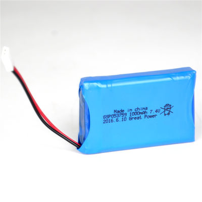 7.4V 1000mAh 503759 리포 배터리 의료기기용 리?? 폴리머 배터리 팩