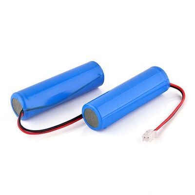 2600mAh 3.7V 18650 리튬 배터리 팩 (휴대용 기기용 JST 커넥터 포함)