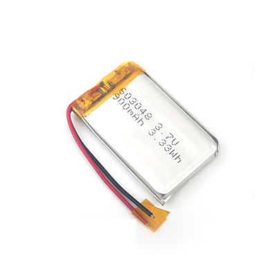 UN38.3 인증 900mAh 3.7V 리튬 폴리머 배터리 충전식 LiPo 배터리 팩