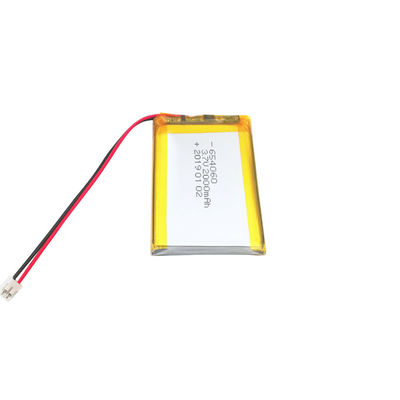 리 폴리머 654060 GPS 추적기 배터리 리?? 3.7V 2000mAh 리포 배터리