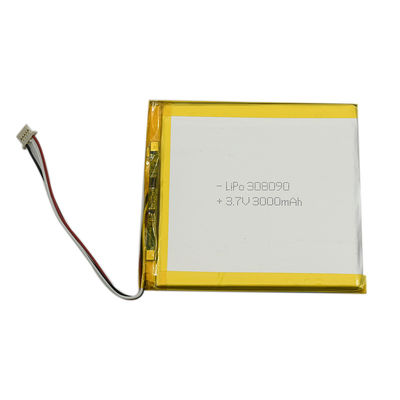3000 mah 3.7 Ｖ 리포 드론 배터리 308090 재충전 가능한 배터리 팩
