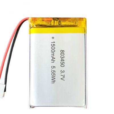 3.7V 1500mAh 리포 배터리 500 번 주기의 라이프 재충전 리?? 폴리머 배터리 팩