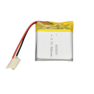 디지털 제품용 3.7V 500mAh UN38.3 인증 리튬 폴리머 배터리 Lipo 배터리 팩