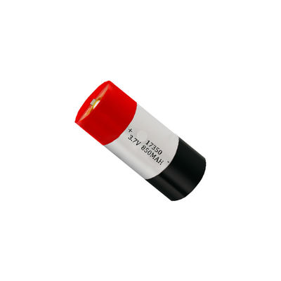 Ｅ 담배를 위한 10C 17350 3.7 Ｖ 850 mah 재충전 리튬 전지 리포