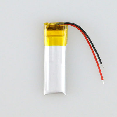 401030 스마트 카드를 위한 재충전용 3.7V Li 중합체 건전지 80mAh