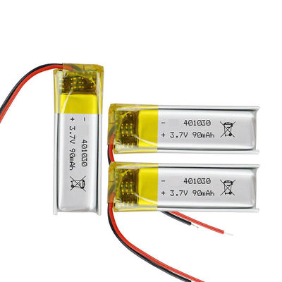 401030 블루투스 헤드셋용 리튬 폴리머 배터리 3.7V 80mAh