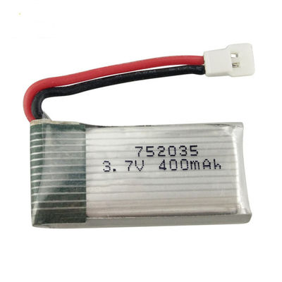 아름다움 장치를 위한 KC 고가 752035 3.7V 400mAh Li 중합체 건전지